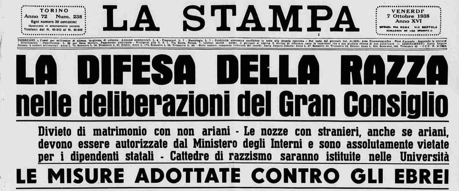 Anna Foa - Le leggi razziali del 1938: cause e conseguenze Anna Foa - Le leggi razziali del 1938: cause e conseguenze