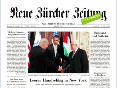 &quot;Sämtliche Grenzen überschritten&quot;, Neue Zürcher Zeitung, 24 settembre 2010