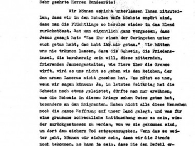 La lettera delle scolare di Rorschach
