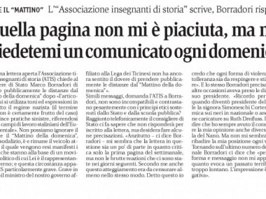 &quot;Quella pagina non mi è piaciuta...&quot;, Il Giornale del Popolo, 17 settembre 2010