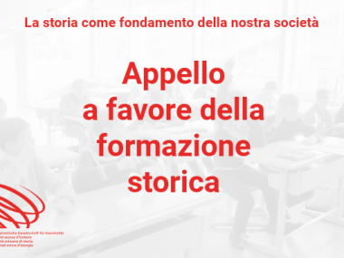 Appello a favore della formazione storica