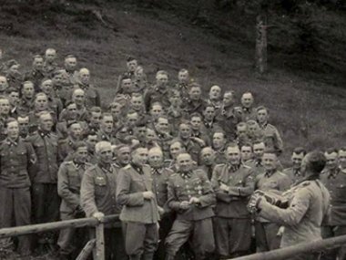 Membri delle SS di Auschwitz in gita ricreativa