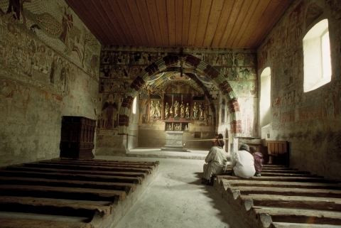 Visita ai monumenti medievali dei Grigioni