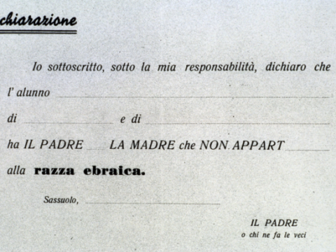 Provvedimenti legislativi italiani antiebraici (1938)