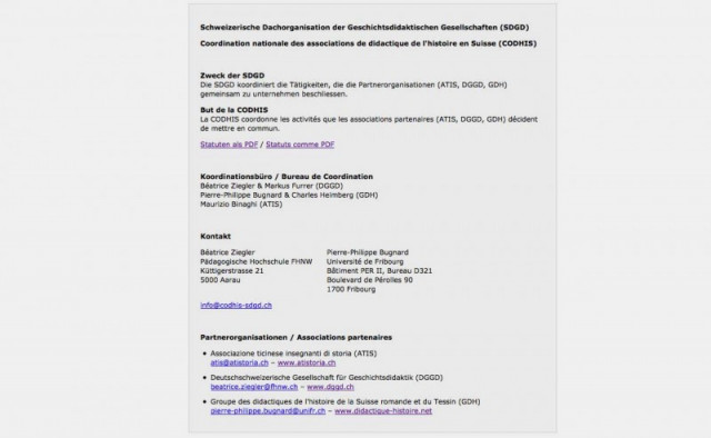 Nuovo sito della CODHIS