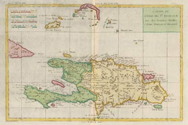 Mappa di Saint Domingue (Europeana)
