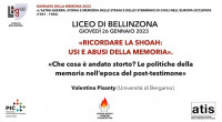 2023 - Giornata della memoria - «Che cosa è andato storto? Le politiche della memoria nell’epoca del post-testimone»