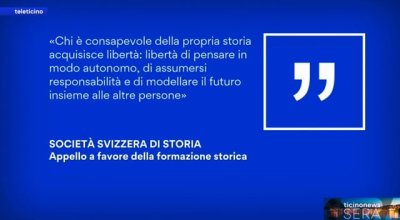 "Appello a favore della formazione storica" - Ticinonews - Teleticino - 14.01.2026