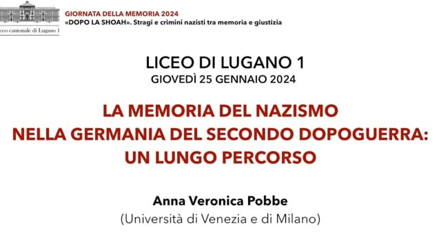 GM 24 - A.V. Pobbe, La memoria del nazismo nella Germania del Secondo dopoguerra: un lungo percorso