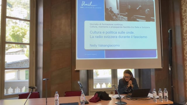 “Cultura e politica sulle onde. La radio svizzera durante il fascismo”